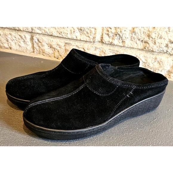 Easy Spirit Women's Black Shana Clog Slipper Shoe Wedge Size 6 Excellent Cond - Picture 6 of 9